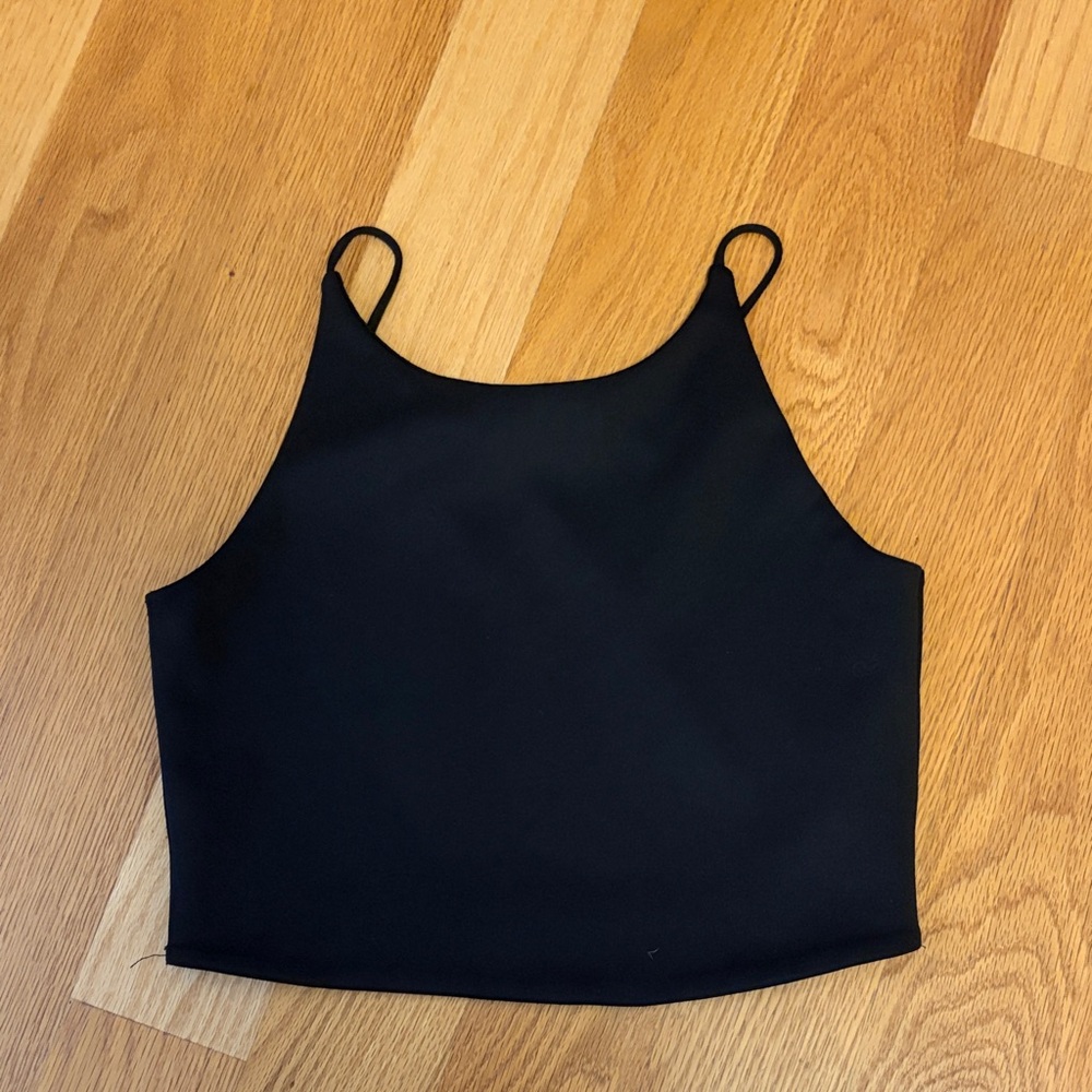 Zara Black Crop Top